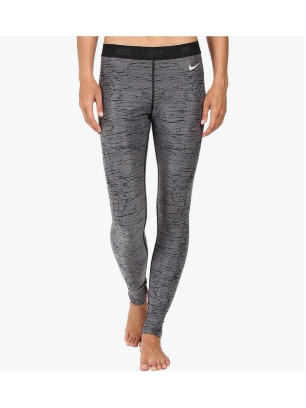 Nike Golf Dri Fit Tight Fit Women’s Leggings Gray Black Size Medium